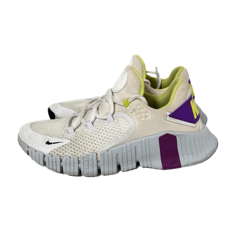 Nike Free Metcon 4 Women's Sz 7.5 Cross Training Crossfit Shoes White Wild Berry